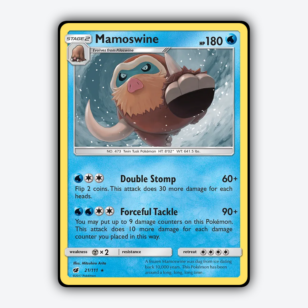 Mamoswine 021/111 - Crimson Invasion Set - Card Rug