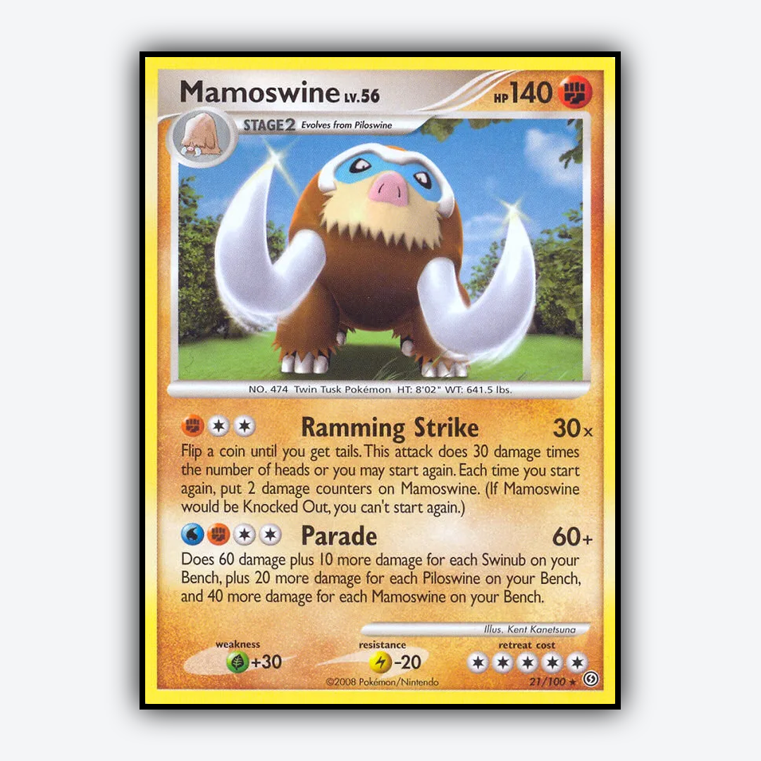 Mamoswine 021/100 - Stormfront Set - Card Rug