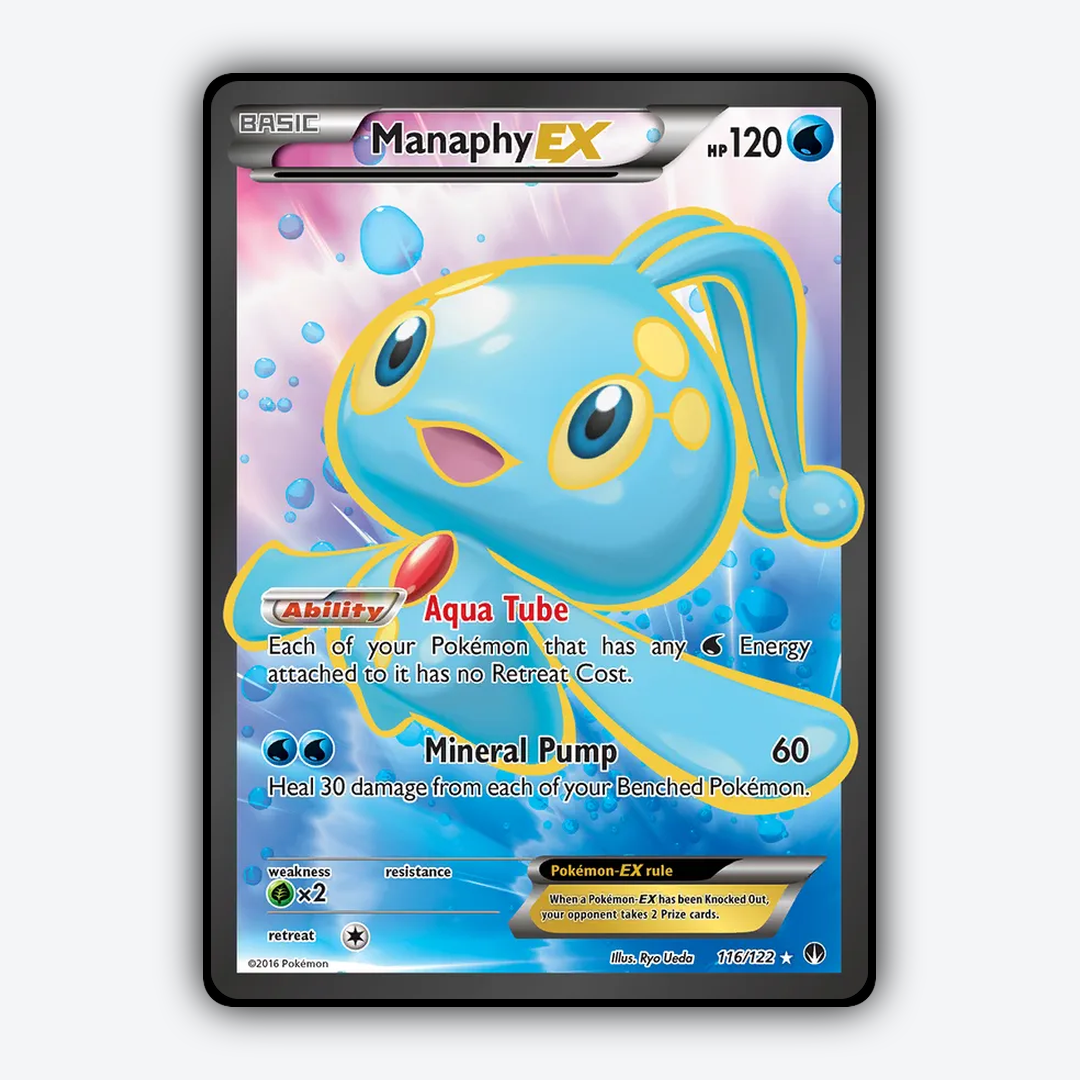 Manaphy-EX 116/122 - BREAKpoint Set - Card Rug