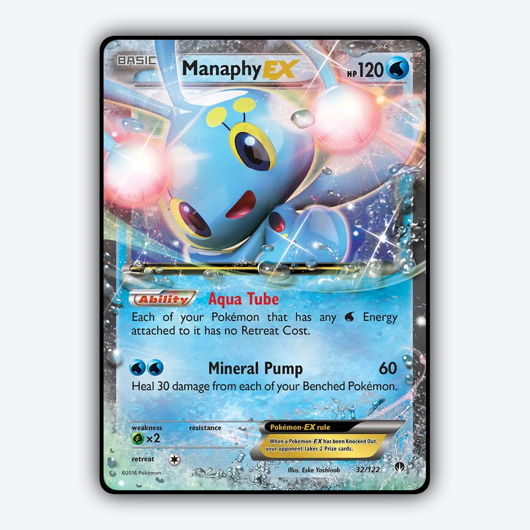 Manaphy-EX 032/122 - BREAKpoint Set - Card Rug