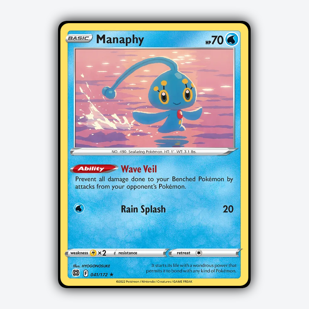 Manaphy 041/172 - Brilliant Stars Set - Card Rug