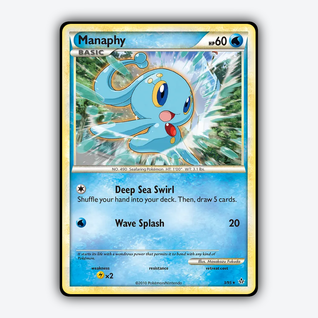 Manaphy 003/95 - HS—Unleashed Set - Card Rug