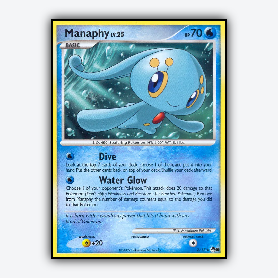 Manaphy 002/17 - POP Series 9 Set - Card Rug