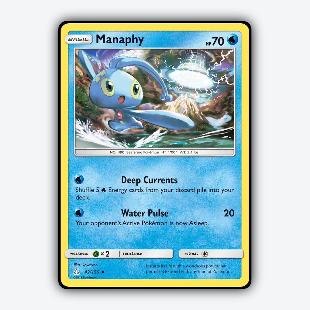 Manaphy 042/156 - Ultra Prism Set - Card Rug