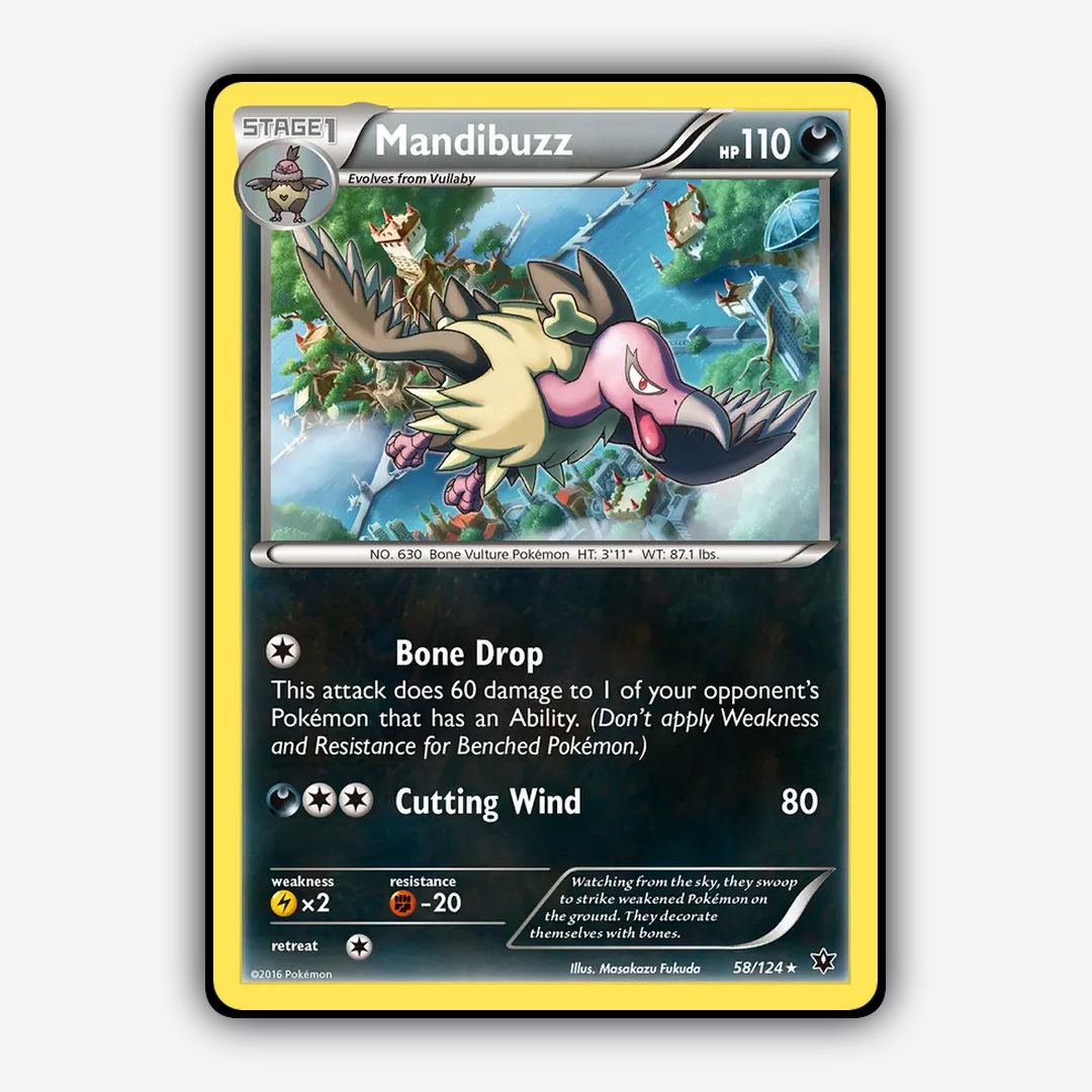 Mandibuzz 058/124 - Fates Collide Set - Card Rug