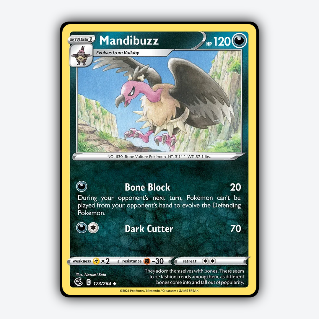 Mandibuzz 173/264 - Fusion Strike Set - Card Rug