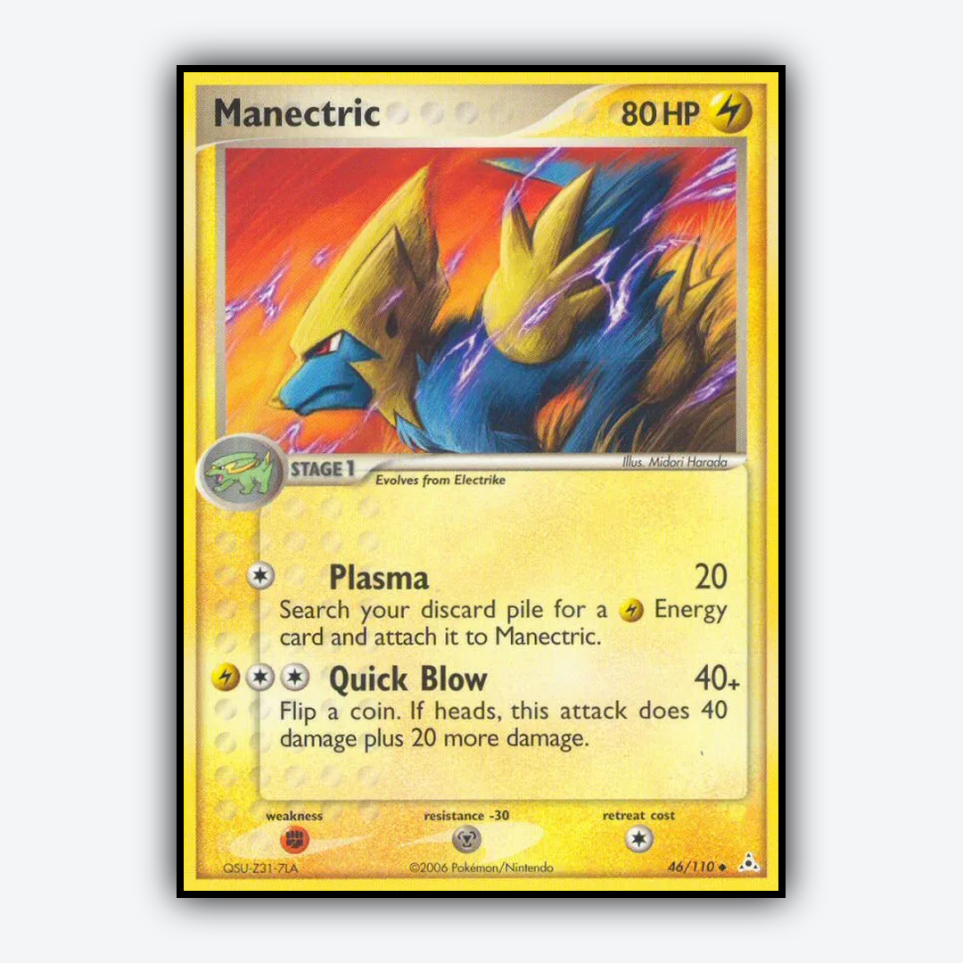 Manectric 046/110 - Holon Phantoms Set - Card Rug