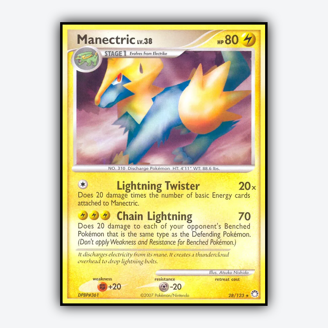 Manectric 028/123 - Mysterious Treasures Set - Card Rug