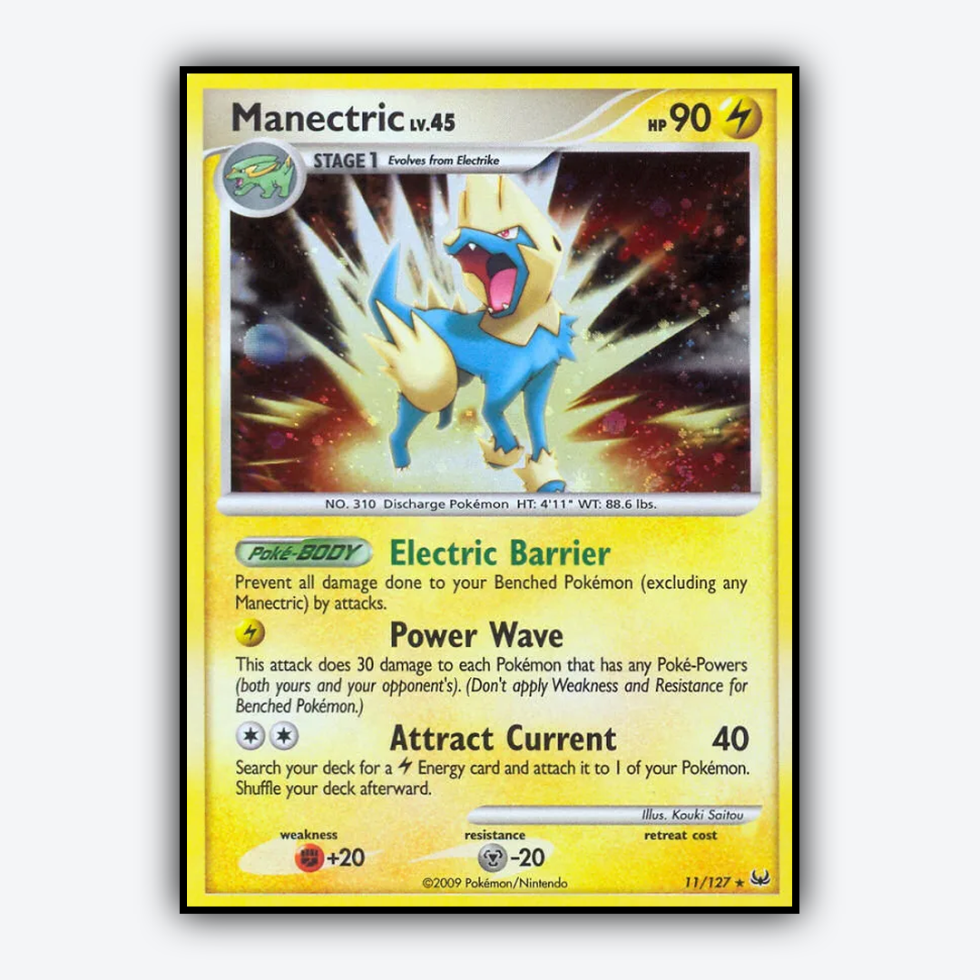 Manectric 011/127 - Platinum Set - Card Rug