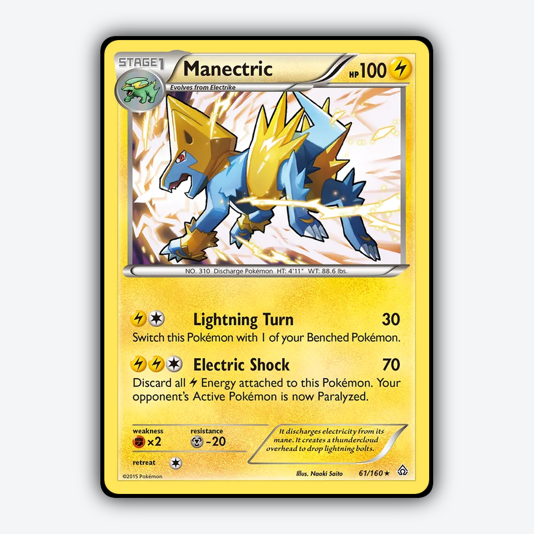 Manectric 061/160 - Primal Clash Set - Card Rug