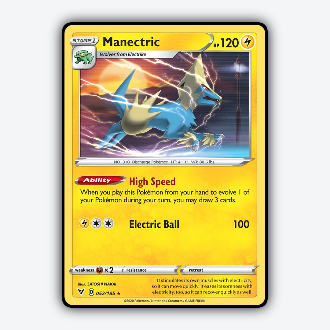Manectric 052/185 - Vivid Voltage Set - Card Rug