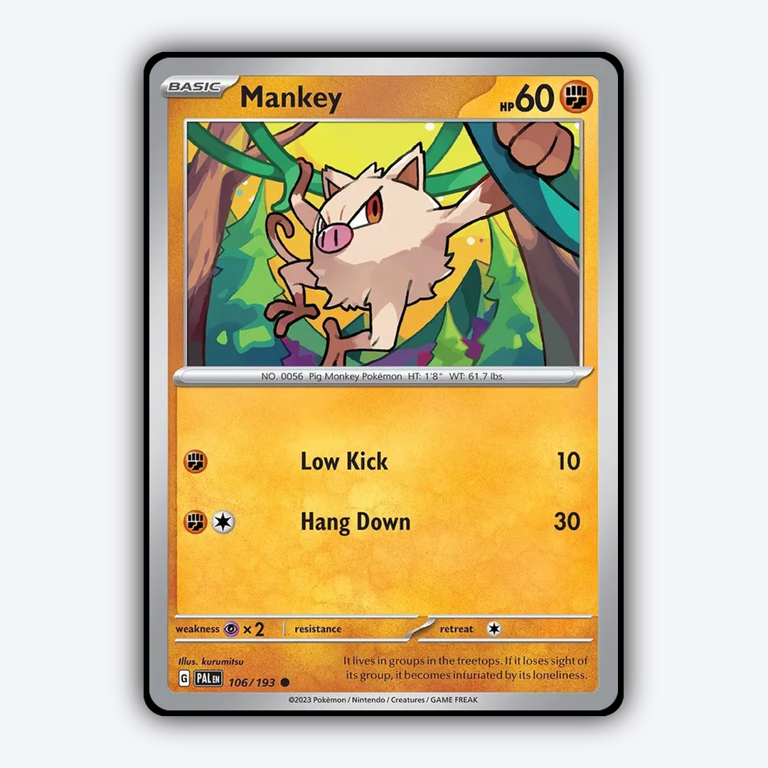 Mankey 106/193 - Paldea Evolved Set - Card Rug
