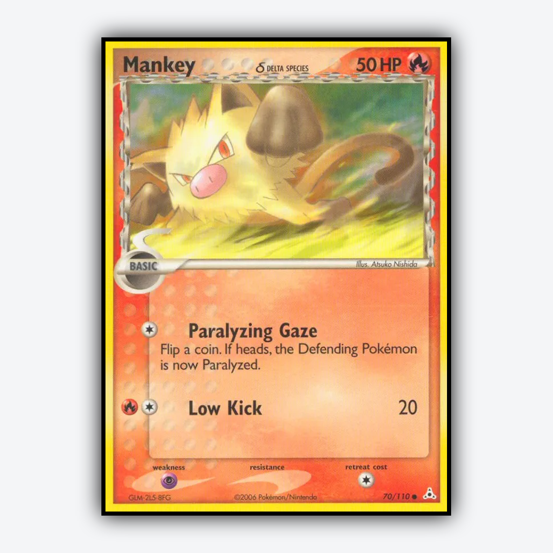 Mankey δ 070/110 - Holon Phantoms Set - Card Rug