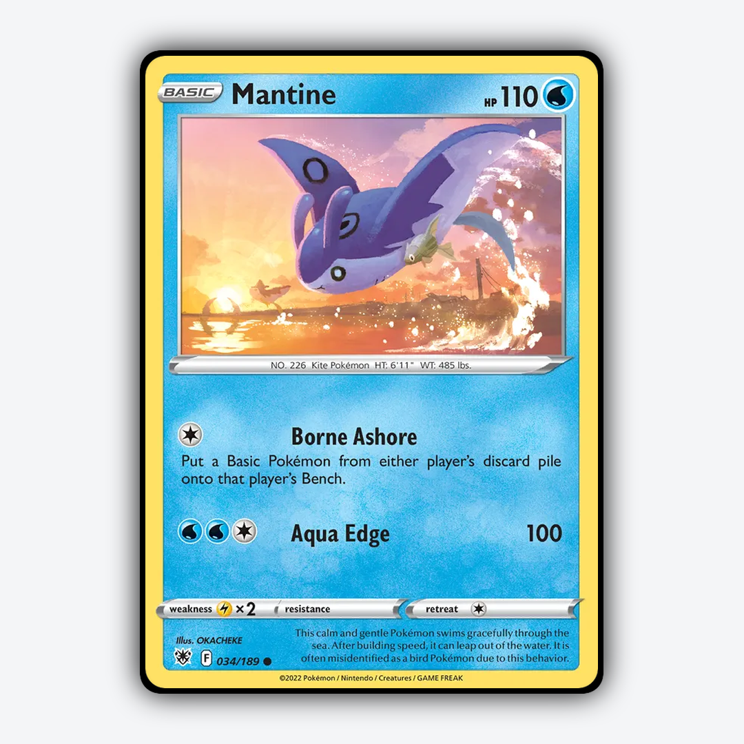 Mantine 034/189 - Astral Radiance Set - Card Rug