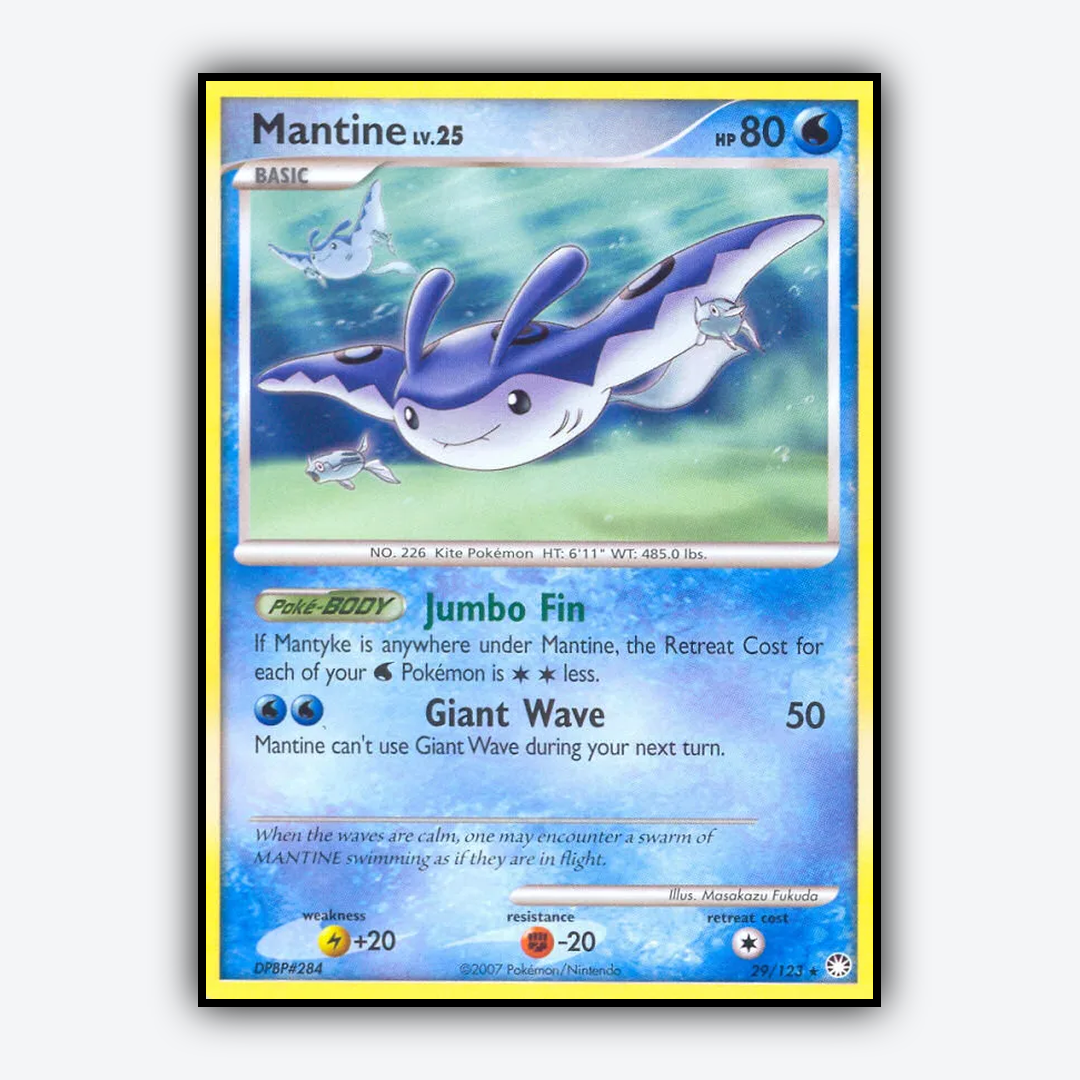 Mantine 029/123 - Mysterious Treasures Set - Card Rug