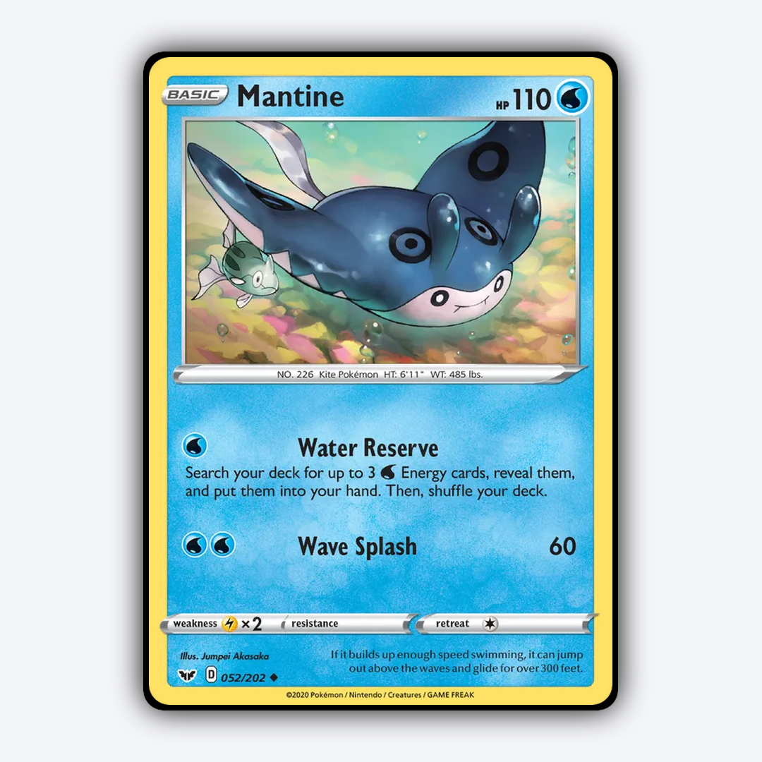 Mantine 052/202 - Sword & Shield Set - Card Rug