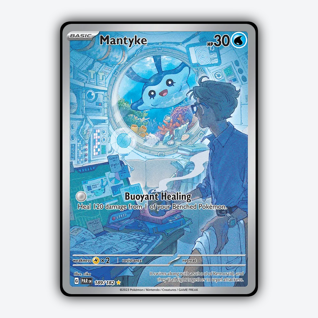 Mantyke #189 - Paradox Rift Set - Card Rug