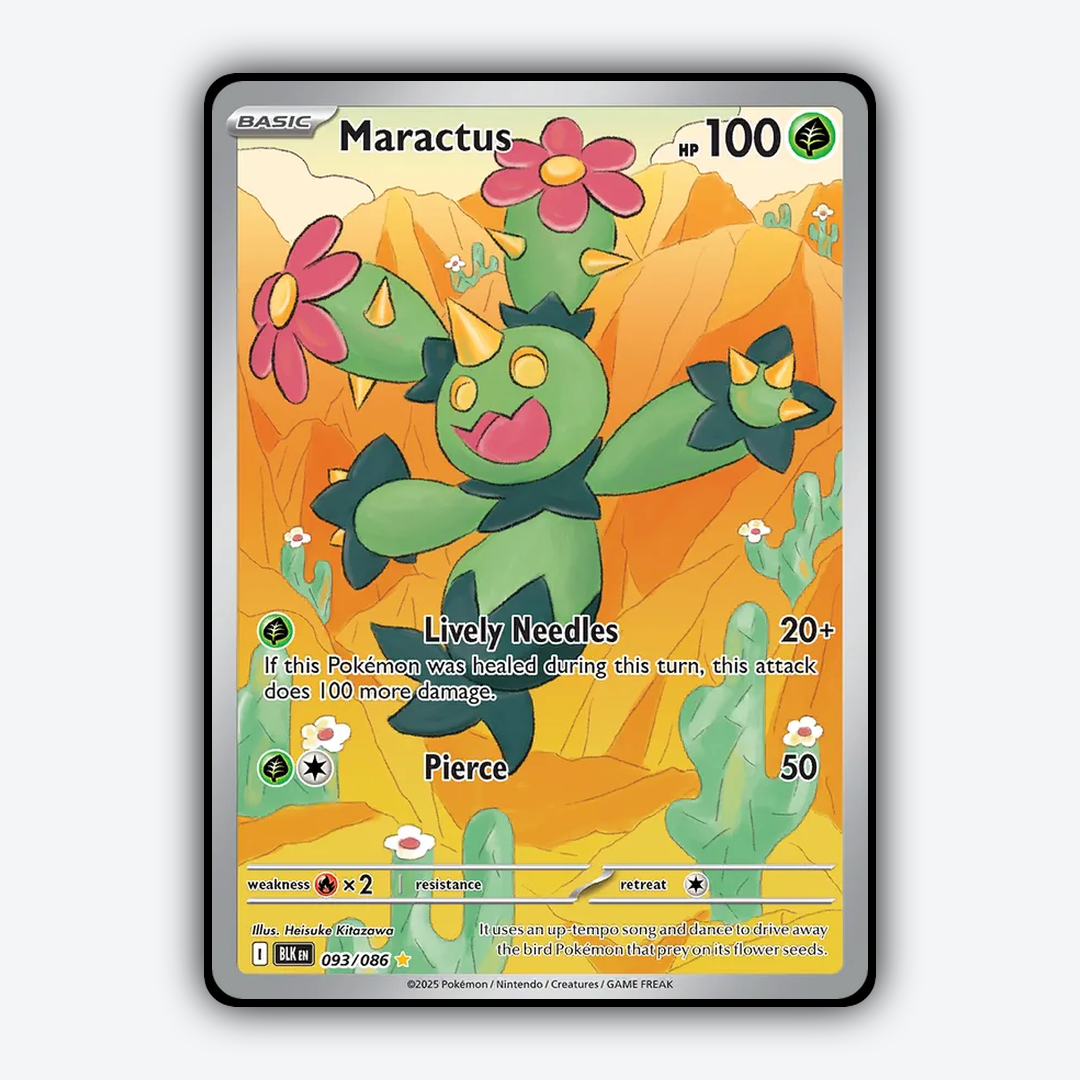 Maractus #93 - Black Bolt Set - Card Rug