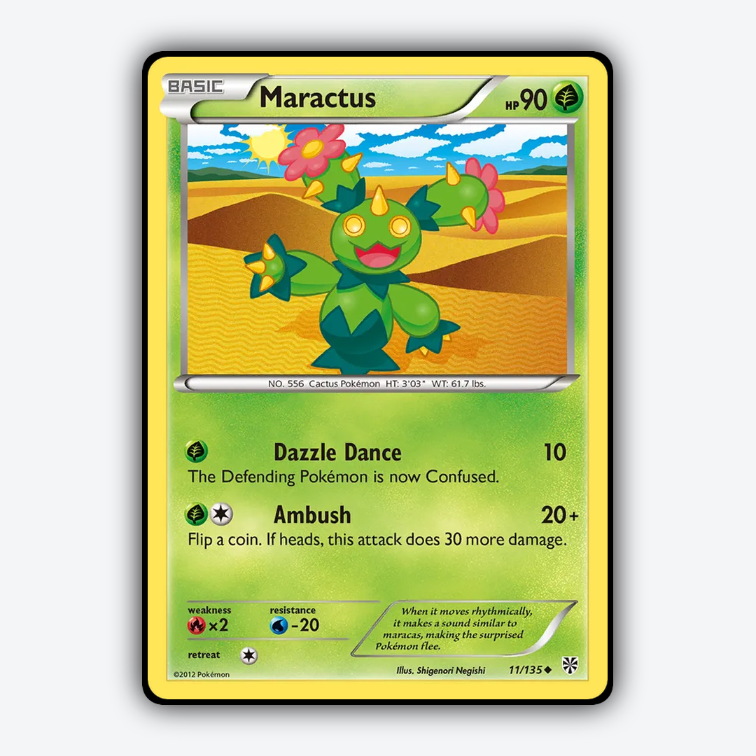 Maractus 011/135 - Plasma Storm Set - Card Rug