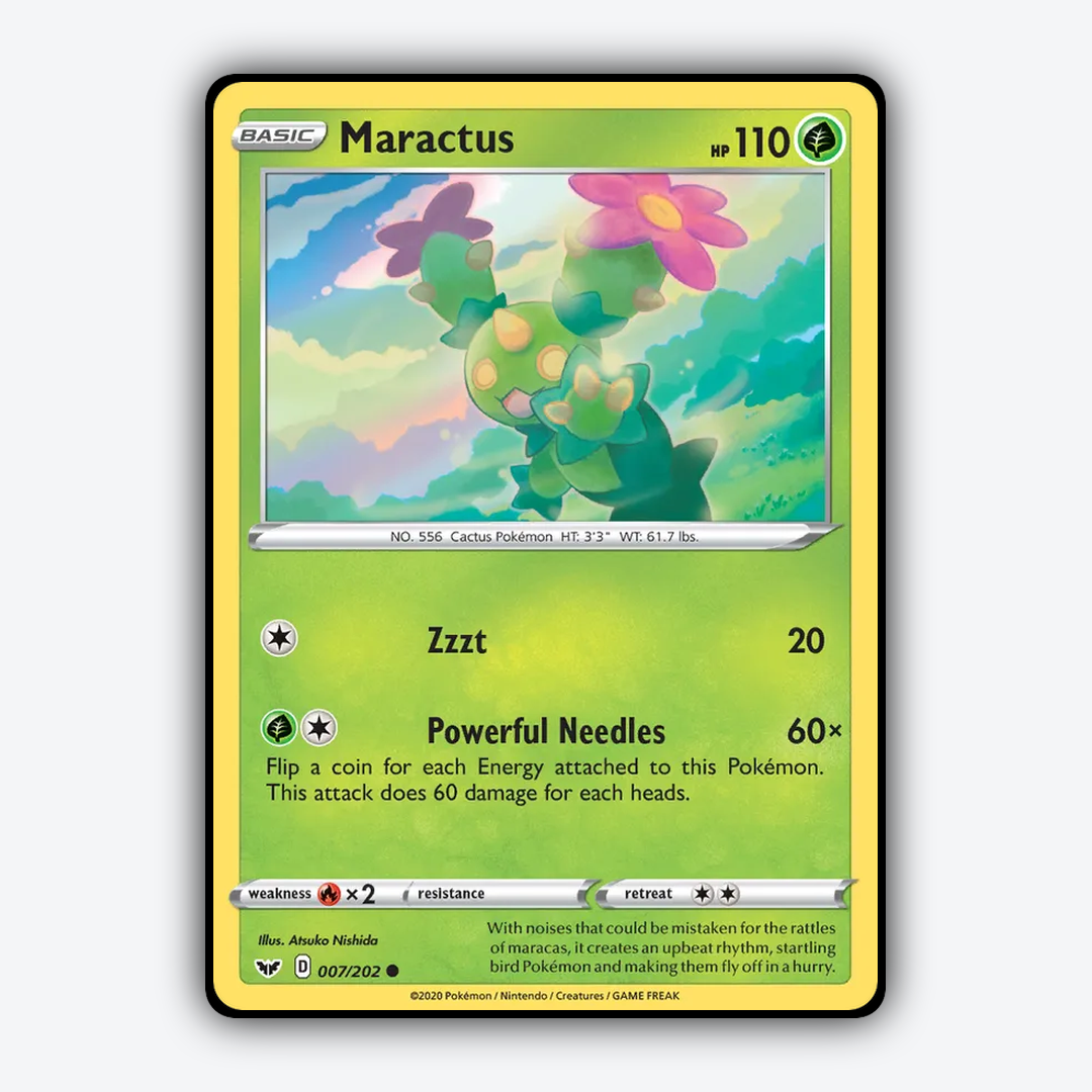 Maractus 007/202 - Sword & Shield Set - Card Rug
