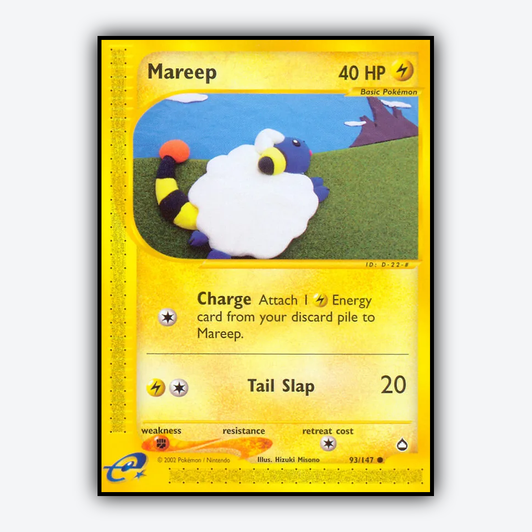 Mareep 093/147 - Aquapolis Set - Card Rug