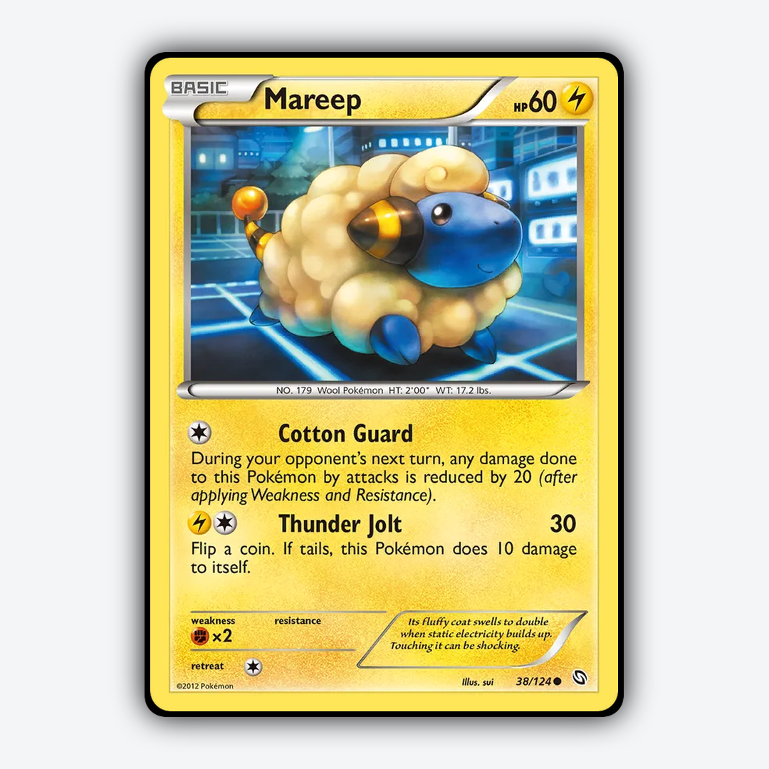 Mareep 038/124 - Dragons Exalted Set - Card Rug