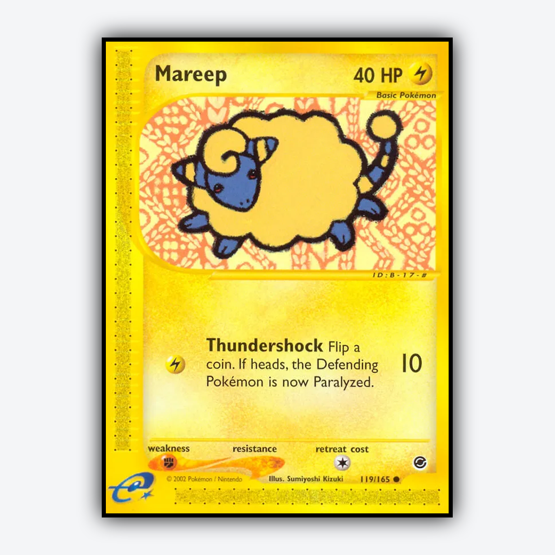Mareep 119/165 - Expedition Base Set - Card Rug