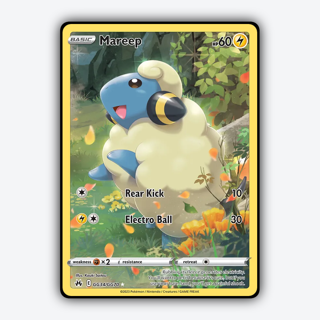 Mareep #34 - Crown Zenith Set - Card Rug
