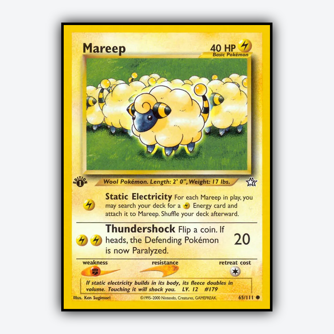 Mareep 065/111 - Neo Genesis Set - Card Rug