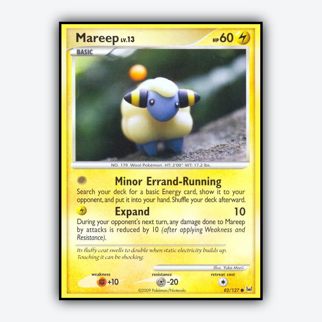 Mareep 082/127 - Platinum Set - Card Rug