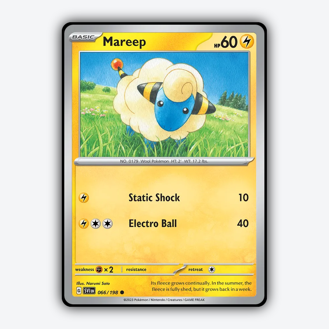 Mareep 066/198 - Scarlet & Violet Set - Card Rug