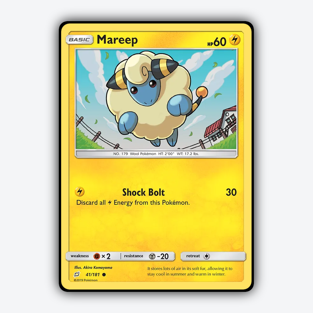 Mareep 041/181 - Team Up Set - Card Rug
