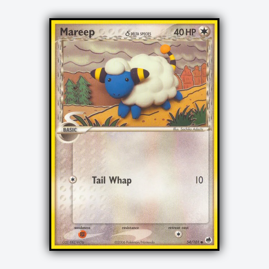 Mareep δ 054/101 - Dragon Frontiers Set - Card Rug
