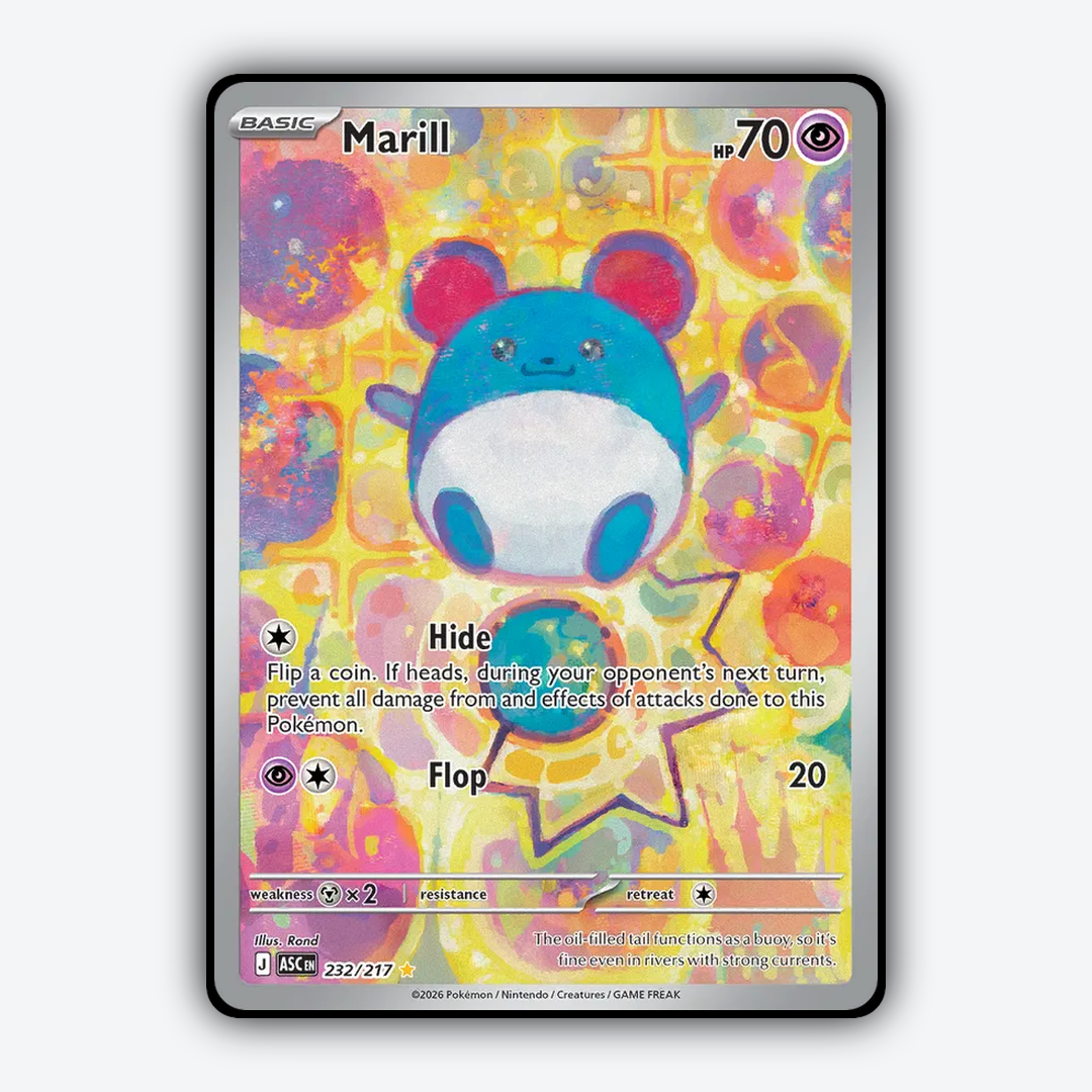 Marill 232/217 - Ascended Heroes Set - Card Rug