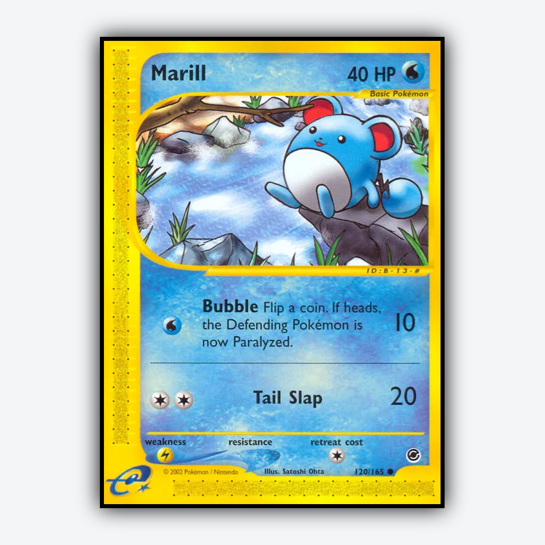 Marill 120/165 - Expedition Base Set - Card Rug