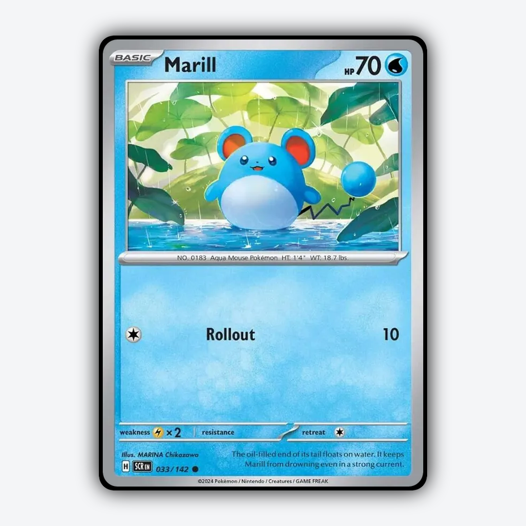 Marill 033/142 - Stellar Crown Set - Card Rug