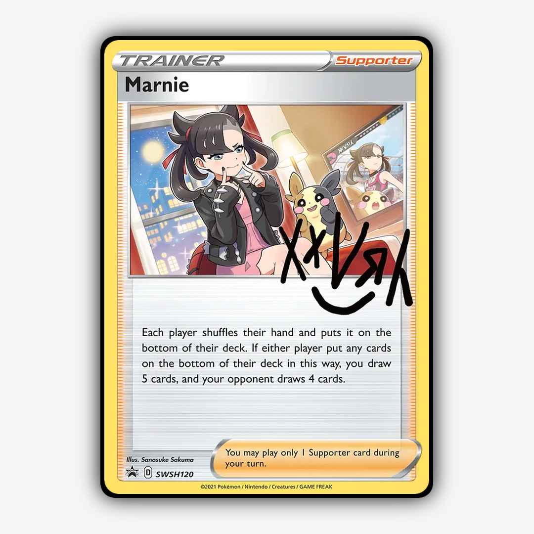 Marnie #120 - SWSH Black Star Promos Set - Card Rug