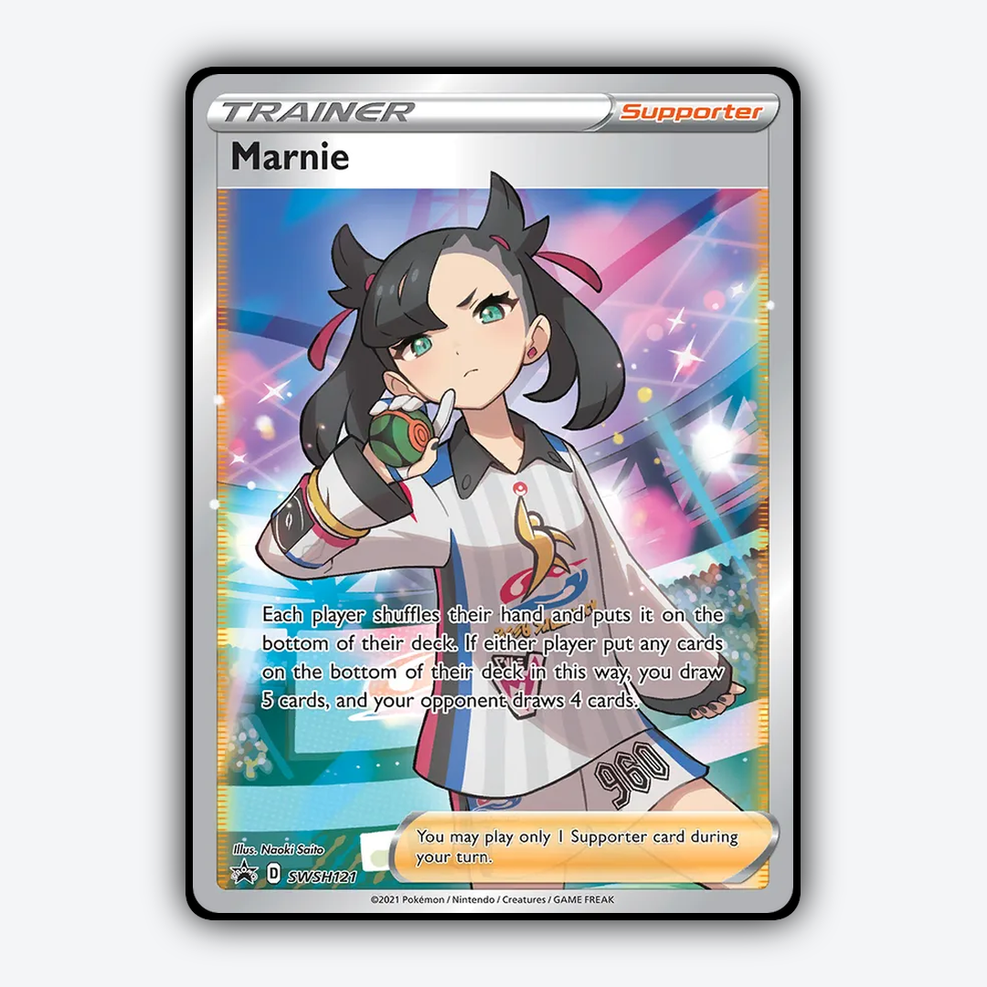 Marnie #121 - SWSH Black Star Promos Set - Card Rug
