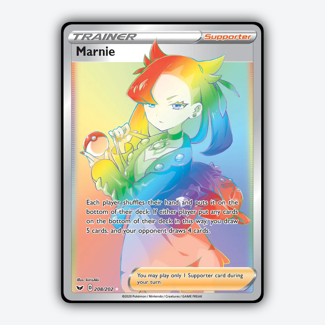 Marnie 208/202 - Sword & Shield Set - Card Rug