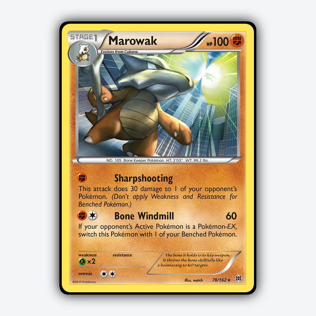 Marowak 078/162 - BREAKthrough Set - Card Rug