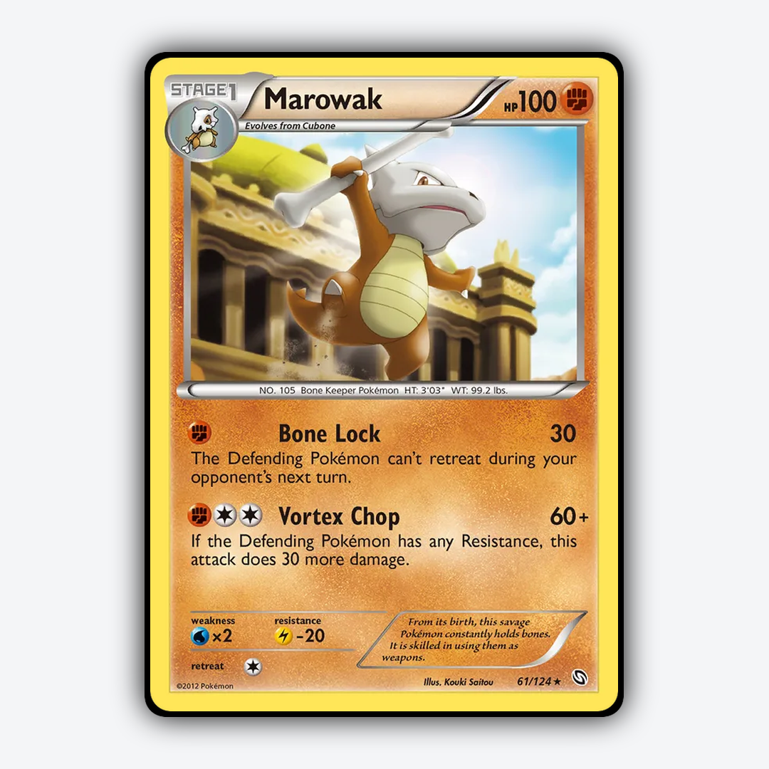 Marowak 061/124 - Dragons Exalted Set - Card Rug