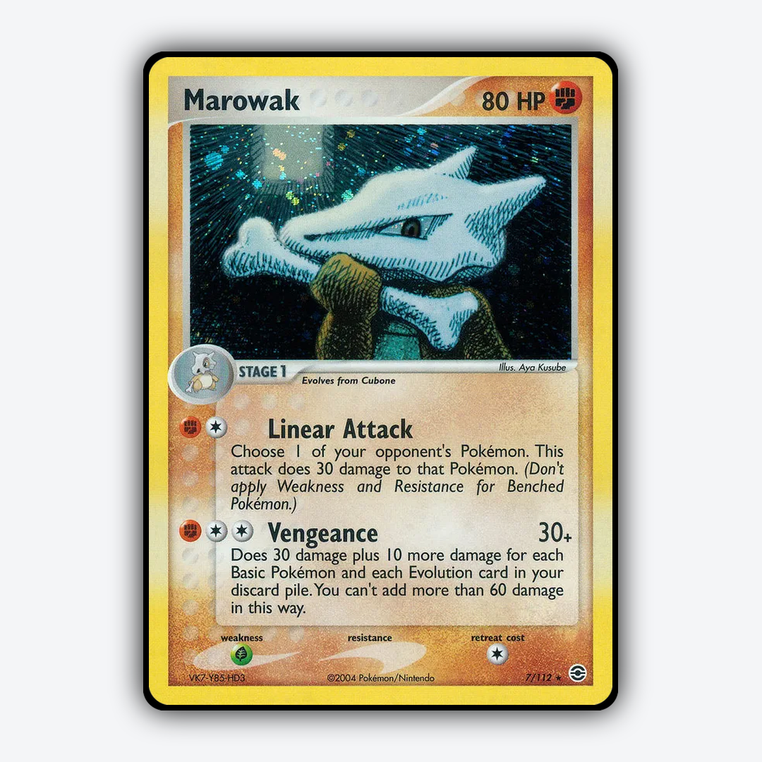 Marowak 007/112 - FireRed & LeafGreen Set - Card Rug