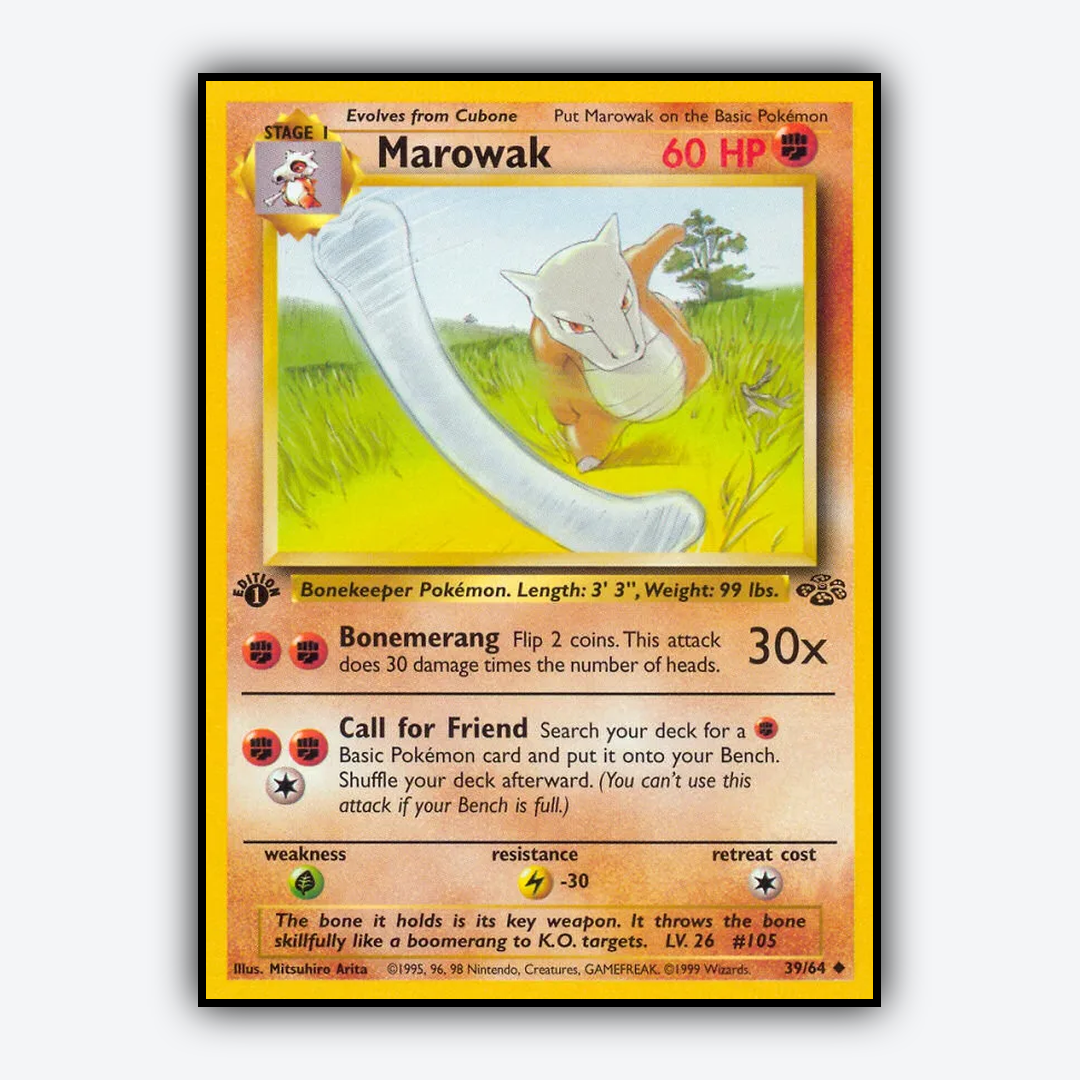 Marowak 039/64 - Jungle Set - Card Rug