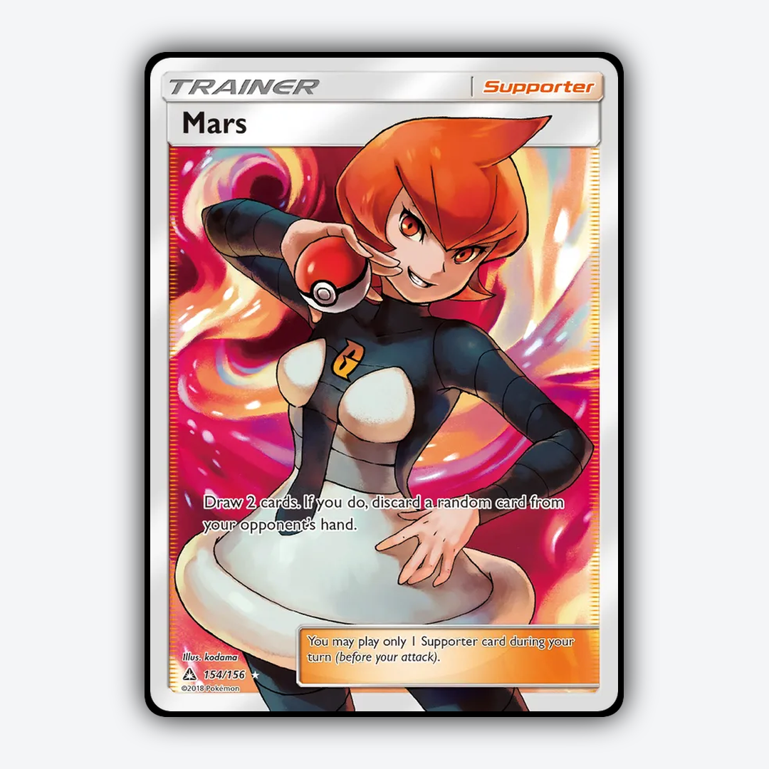 Mars 154/156 - Ultra Prism Set - Card Rug