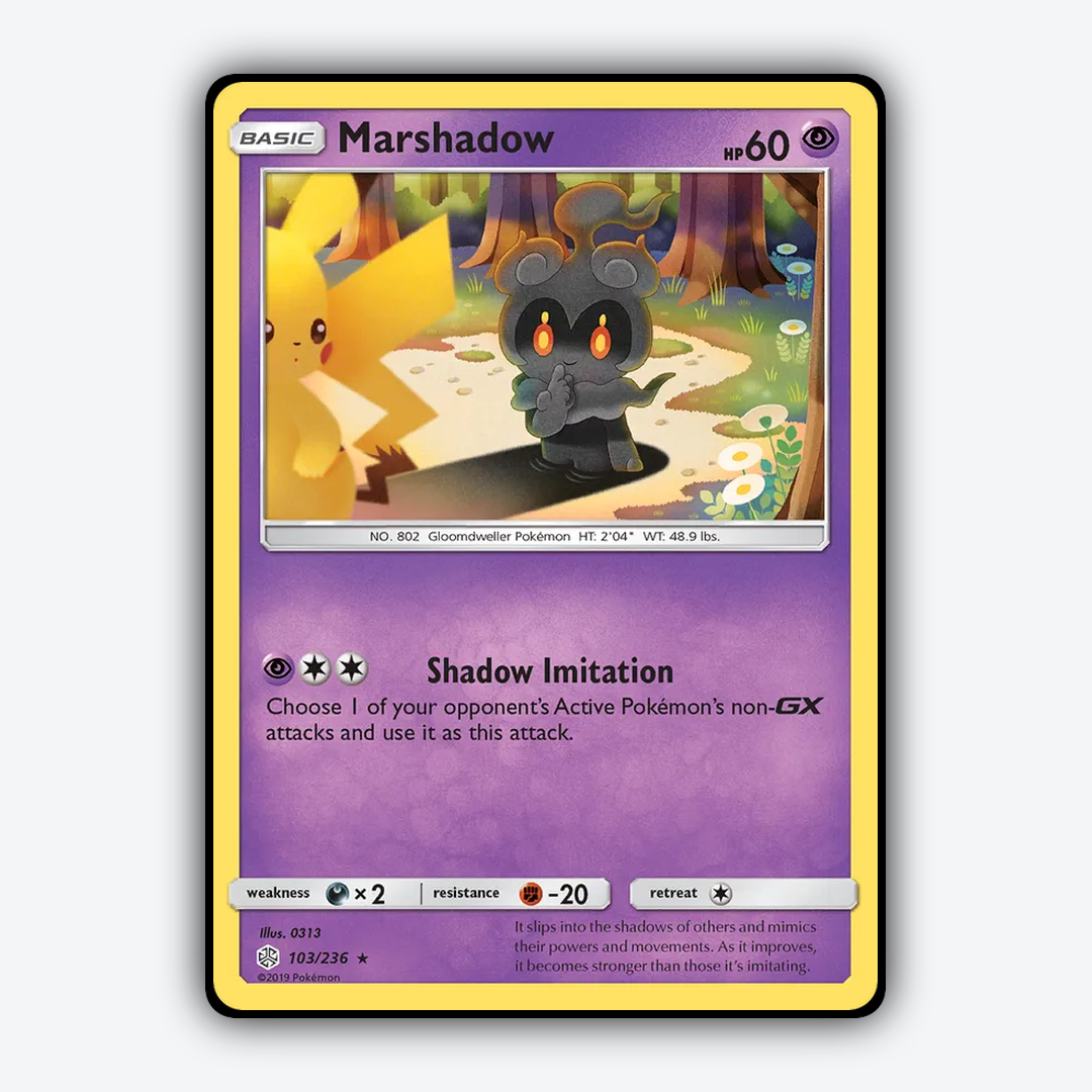 Marshadow 103/236 - Cosmic Eclipse Set - Card Rug