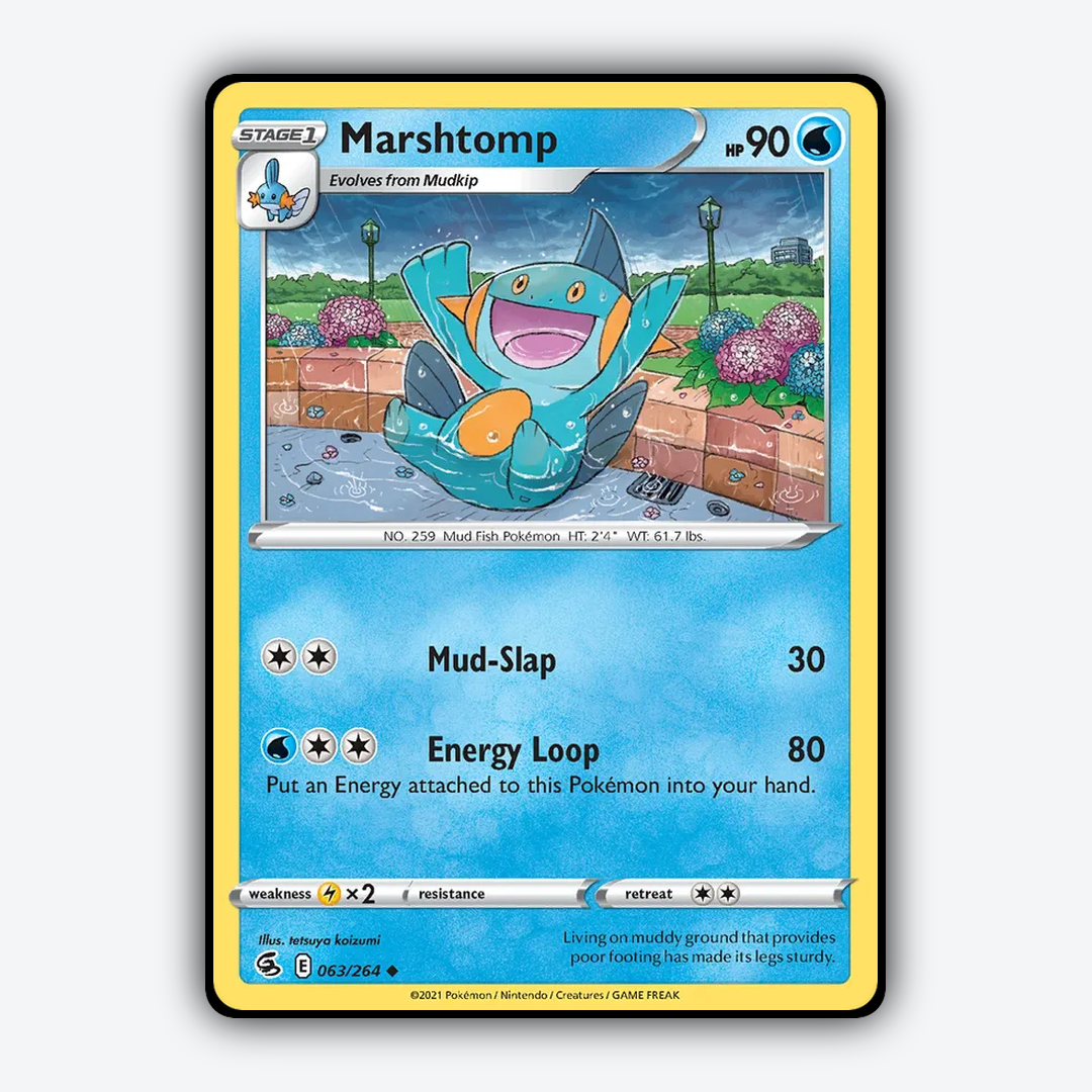 Marshtomp 063/264 - Fusion Strike Set - Card Rug