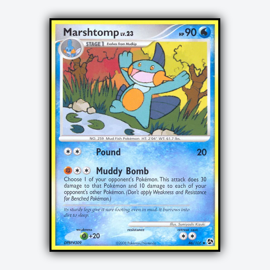 Marshtomp 046/106 - Great Encounters Set - Card Rug