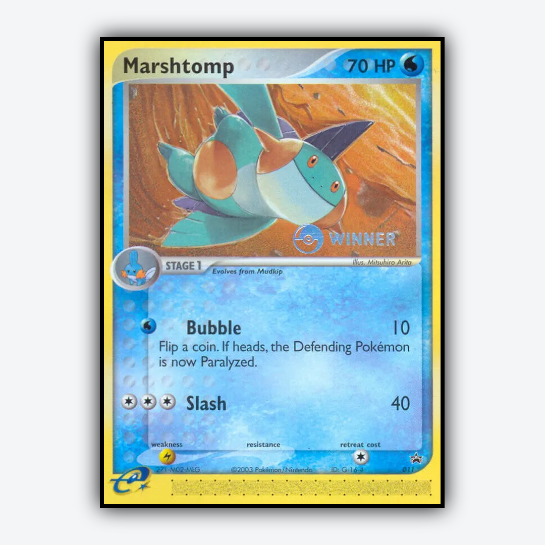 Marshtomp #11 - Nintendo Black Star Promos Set - Card Rug
