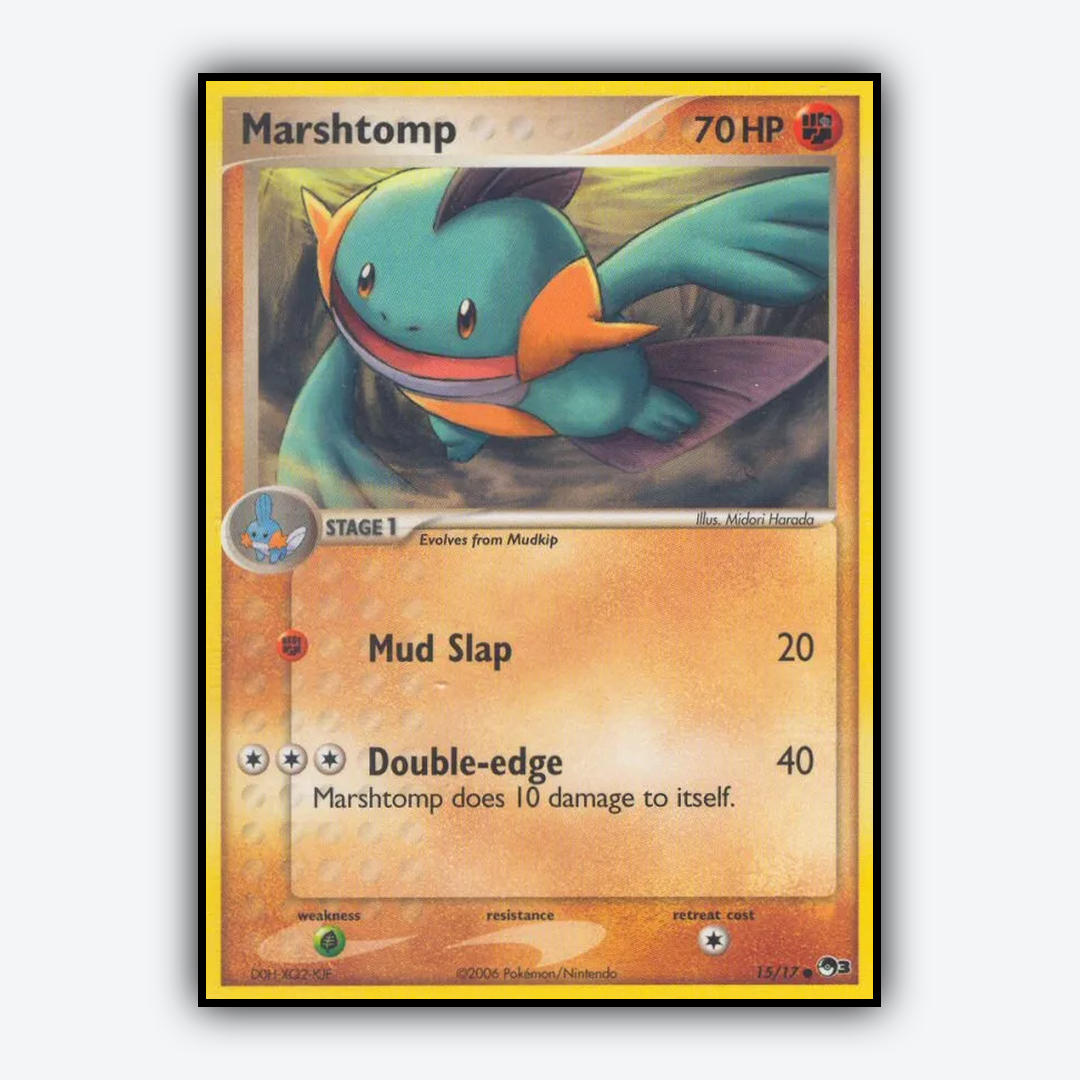 Marshtomp 015/17 - POP Series 3 Set - Card Rug