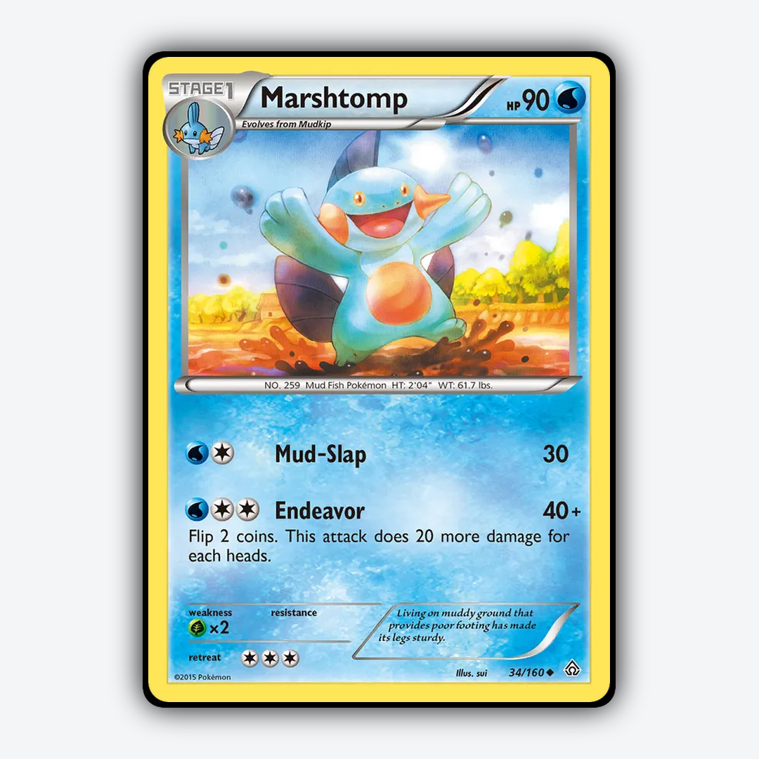 Marshtomp 034/160 - Primal Clash Set - Card Rug